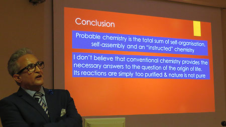 Probable Chemistry για την “Αρχή της Ζωής!” – Ομιλία του Δρ. Sohan Jheeta